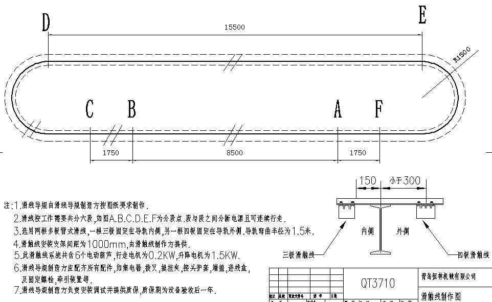 安全滑觸線應(yīng)用實(shí)例介紹